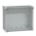 Caja industrial ABS 341x291x168 tapa transparente