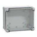 Caja industrial ABS 241x194x127 tapa transparente