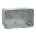 Caja industrial aislante tapa alta 116x74mm