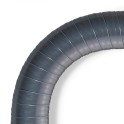 Tubo espiralado reforzado serie 6079 diámetro 28x33,5mm en PVC gris (Rollo de 30 metros)