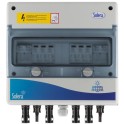 Cuadro de distribución para energía fotovoltaica 1000V DC 2 strings IP65 2 entradas MC4 / 2 salidas