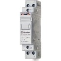 Telerruptor modular/conmutador 4 secuencias 2NA 16A SERIE 20, montaje carril 35mm, 12V DC contactos AgNi