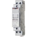 Telerruptor modular/conmutador 3 secuencias 2NA 16A SERIE 20, montaje carril 35mm, 110V DC, contactos AgNi