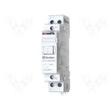 Telerruptor modular/conmutador 3 secuencias 2NA 16A SERIE 20, montaje carril 35mm, 24V AC contactos AgNi