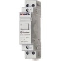 Telerruptor modular/ interruptor unipolar 1NA 16A SERIE 20, montaje carril 35mm, 110V DC, contactos AgNi