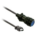 Cable encoder 5m blindado BCH2 conector mil