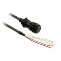 Cable 3m blindado 3,3mm² BCH2 freno conector mil