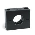 Soporte tubo RQM diámetro 21,2 negro