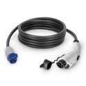 Conector de recarga Cord-Set 201 3,5kW IP44 20A 3A 16A 1P - T1 20A 1P 5m vehículos eléctricos