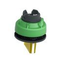 Cabeza selector FLUSH luminoso amarillo 3 posiciones retorno izquierda-centro