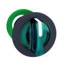 Cabeza selector FLUSH luminoso verde 3 posiciones retorno centro