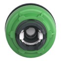 Cabeza selector FLUSH luminoso verde 3 posiciones retorno centro