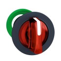 Cabeza selector FLUSH luminoso rojo 3 posiciones fijas