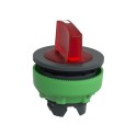 Cabeza selector FLUSH luminoso rojo 3 posiciones fijas