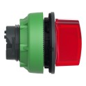 Cabeza selector FLUSH luminoso rojo 3 posiciones fijas