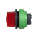 Cabeza selector FLUSH luminoso rojo 3 posiciones fijas