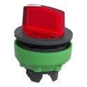 Cabeza selector FLUSH luminoso rojo 2 posiciones retorno izquierda