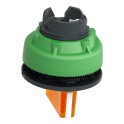 Cabeza selector FLUSH luminoso naranja 3 posiciones fijas