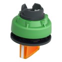 Cabeza selector FLUSH luminoso naranja 2 posiciones fijas