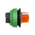 Cabeza selector FLUSH luminoso naranja 2 posiciones fijas