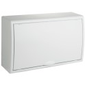 Caja de distribución de superficie de 18 elementos 407x247x104mm color blanco