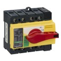 Interruptor / seccionador COMPACT 63A 4P empotrable rojo