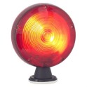 Luminaria intermitente FAROLAMP XLED-S 12/24V CC/CA rojo