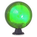 Luminaria intermitente FAROLAMP XEN-S 110V CA verde