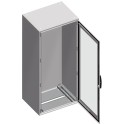 Armario SM sin placa puerta transparente 1600x800x400mm