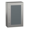 Armario S3X 304L puerta transparente 600x400x200mm