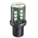 Lámpara LED 120V BA15D azul