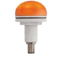 Zumbador con luz a LED multicanal naranja P50 QC 12/24V CC/CA