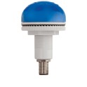 Zumbador con luz a LED multicanal azul P50 QC 12/24V CC/CA