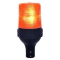 Luz intermitente fija LED LD725STROBOAG 24V CA naranja