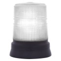 Luz intermitente fija LED LD725 STROBON 240V CA transparente