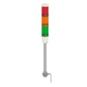 Columna con 3 niveles sin zumbador lámpara LED 24V R-O-V