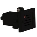 Piloto BIP 81 para cuadros 12V AC/DC negro