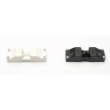 Conector unión M-H 2P+T blanco