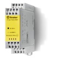 Relé modular con contactos de guía forzada SERIE 7S, ancho 22,5mm, bornes de conexión rápida, 5NA+1NC, AgSnO2+Au, 24V DC (e