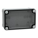 Caja industrial ABS 192x121x87 tapa transparente