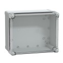 Caja industrial policarbonato 291x241x168 tapa transparente