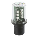 Lámpara LED 230V BA15D verde