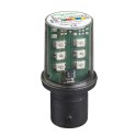 Lámpara LED 120V BA15D verde