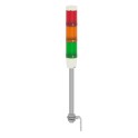 Columna precableada lámpara incandescente con zumbador 24V R-O-V