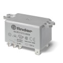 Relé de potencia + Faston 250 SERIE 66 con aletas de fijación en la parte superior, 2 contactos conmutados 30A AgCdO 230V AC 