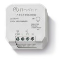 Dimmer SERIE 15, montaje en caja de derivación, 1 salida carga 200W, 230V AC 50Hz (emb.1u)