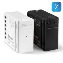 Relé multifunción YESLY SERIE 13, montaje en caja de mecanismo, 230V AC Bluetooth 4.2 Low Energy negro