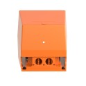 Interruptor pedal con 2 posiciones CC+CA naranja