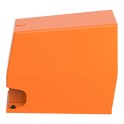 Interruptor pedal con 2 posiciones CC+CA naranja