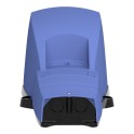 Pedal plástico azul 1 NC+NA con tapa / sin enclavamiento